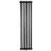 Дизайнерский радиатор Warm Well Column 2 1800*470 Black mat (нижнее)